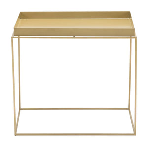 23.6" x 23.6" x 15.7" Gold, Steel, Nesting Table