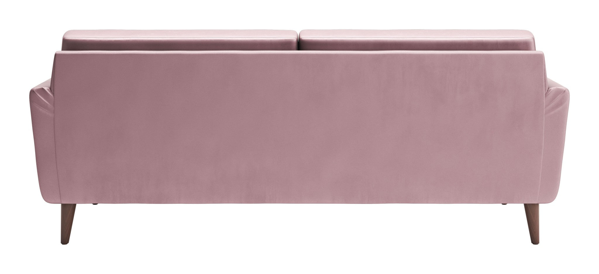 85" x 35" x 37" Pink Velvet, Alder Wood, Foam, Fabric & Fiber, Sofa