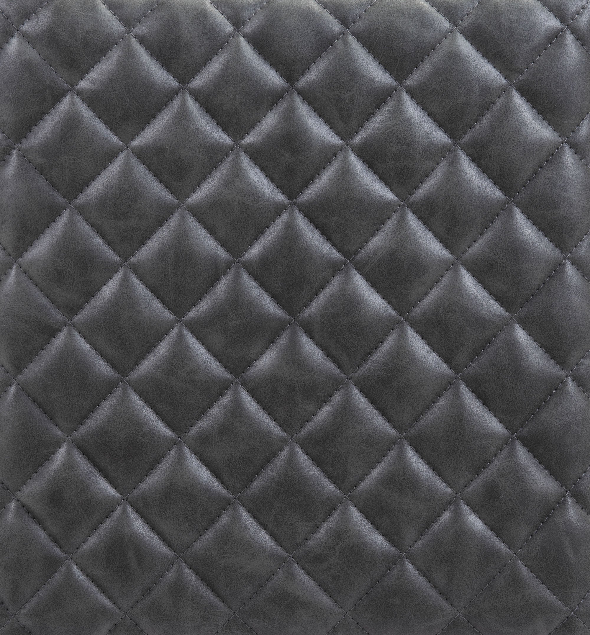 15" x 15.4" x 29.5" Gray, Leatherette, Steel & Plywood, Barstool