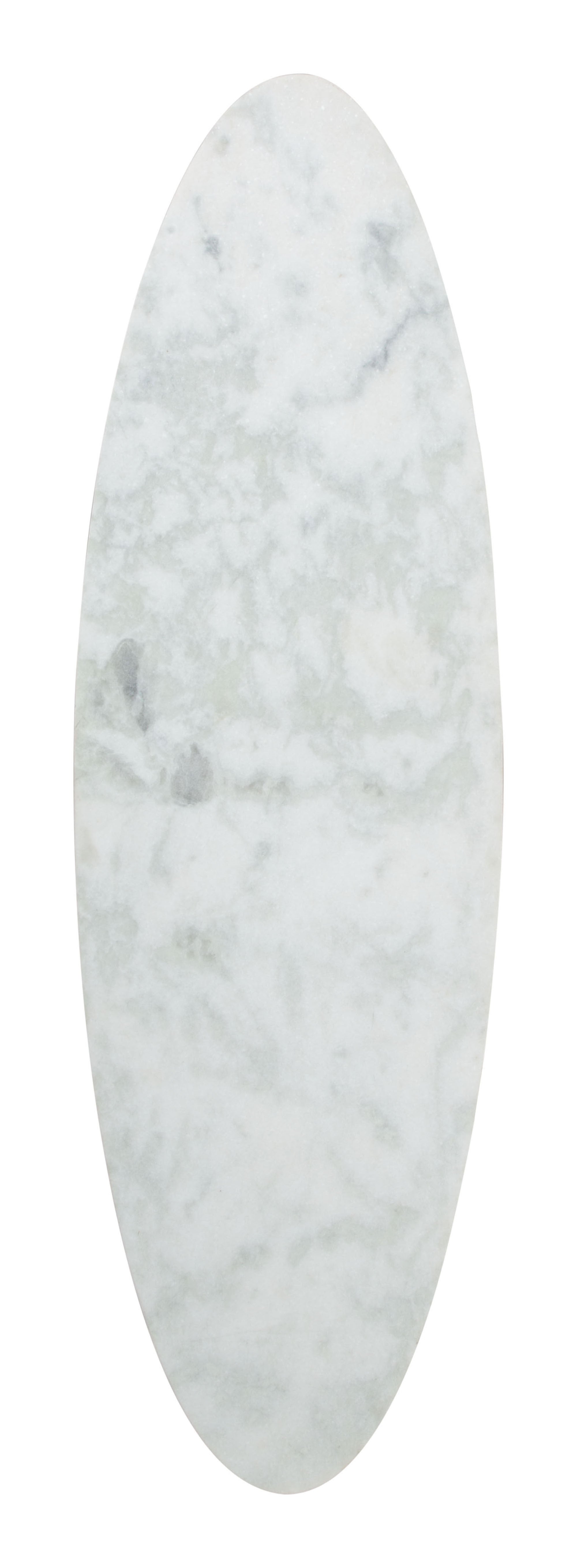 44" x 13.5" x 18.5" White & Gold, Marble, Metal, Coffee Table