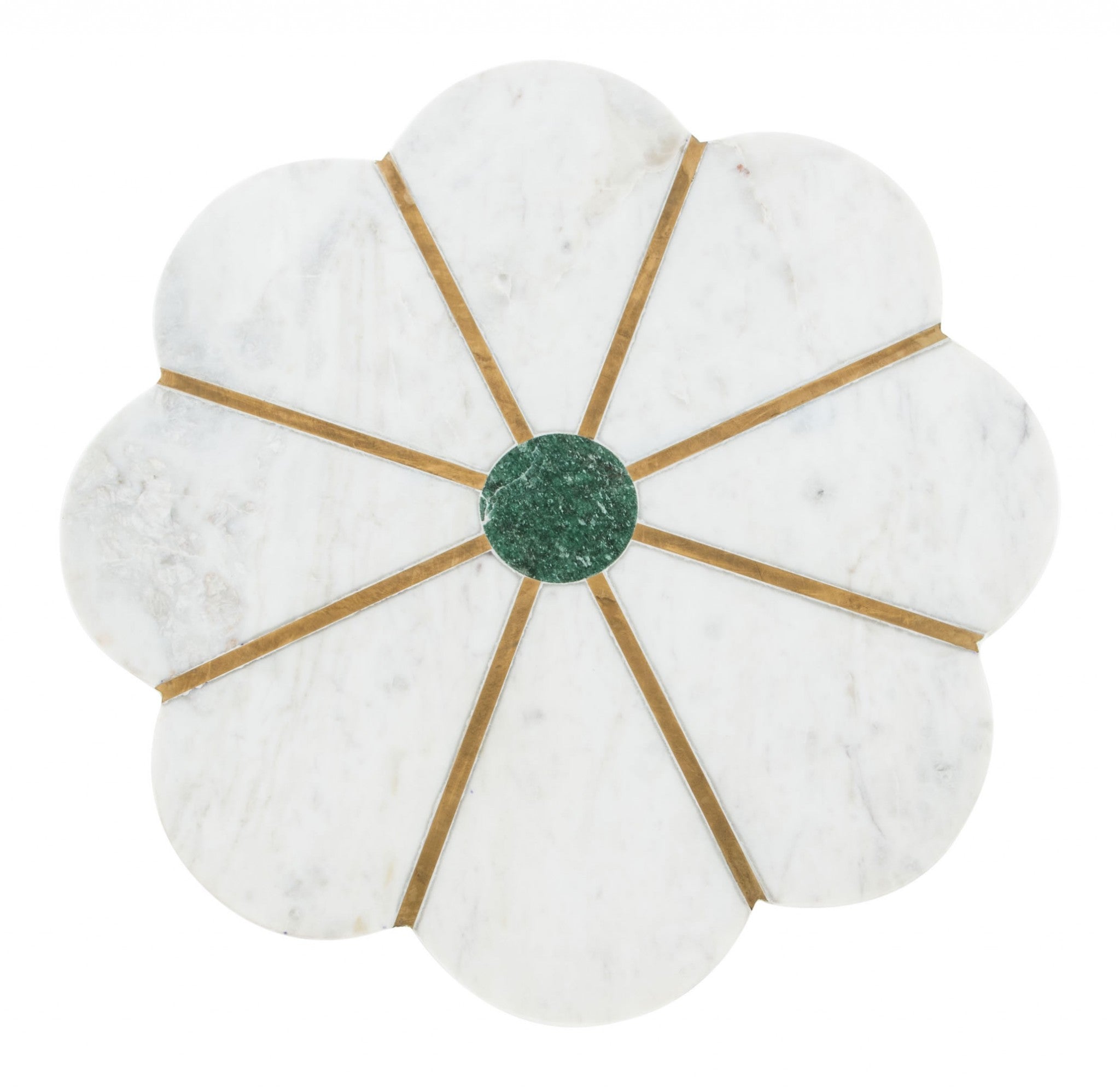 18" x 18" x 23.5" Multicolor & Aluminum, Resin, Side Table