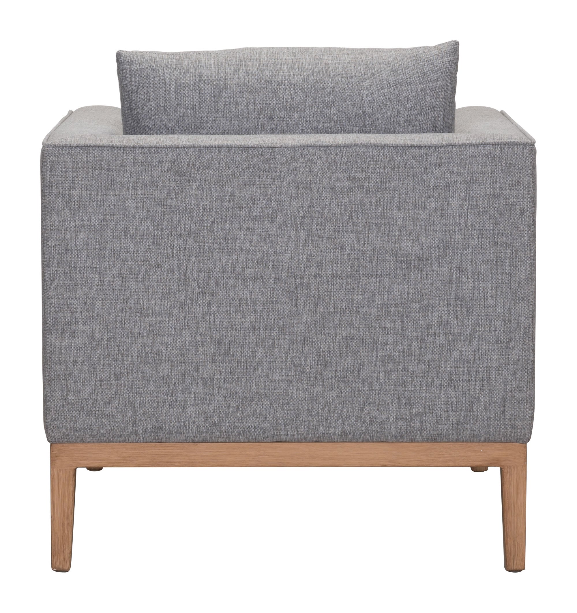 31.5" x 34.6" x 33.5" Gray, Sunproof Fabric, Powder Coated Aluminum, Arm Chair