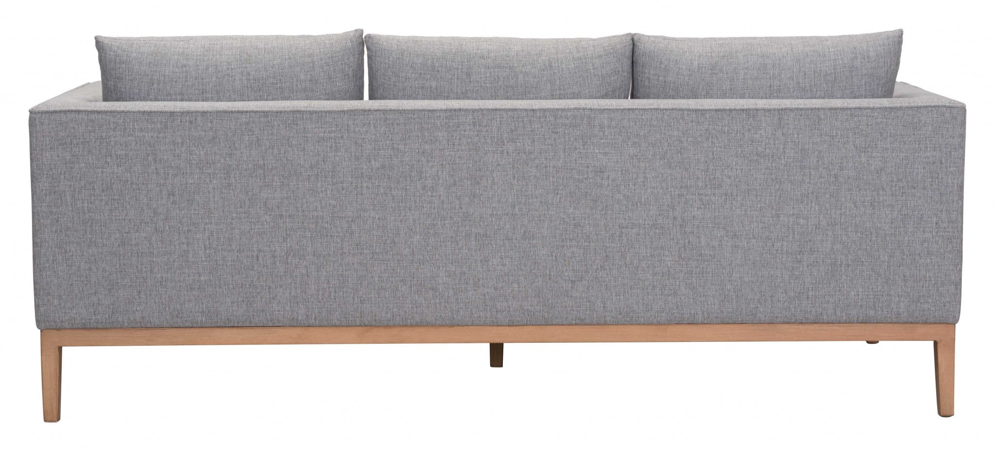 81.5" x 34.6" x 33.5" Gray, Sunproof Fabric, Powder Coated Aluminum, Sofa