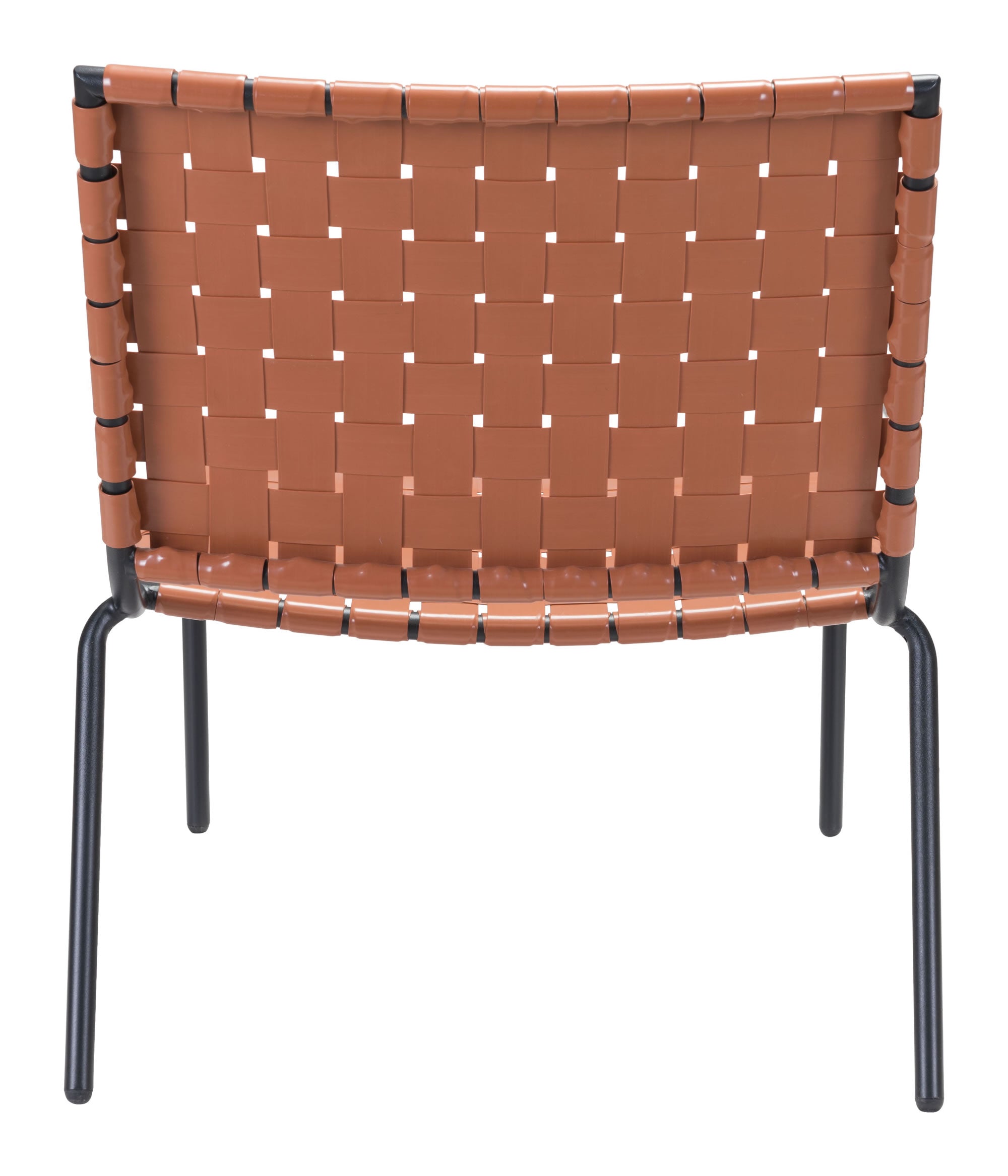 26.4" x 35.8" x 31.5" Tan, PVC, Steel, Lounge Chair