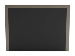 62.2" x 83.9" x 43.5" Gray, Leatherette, Plywood, MDF, Full Bed