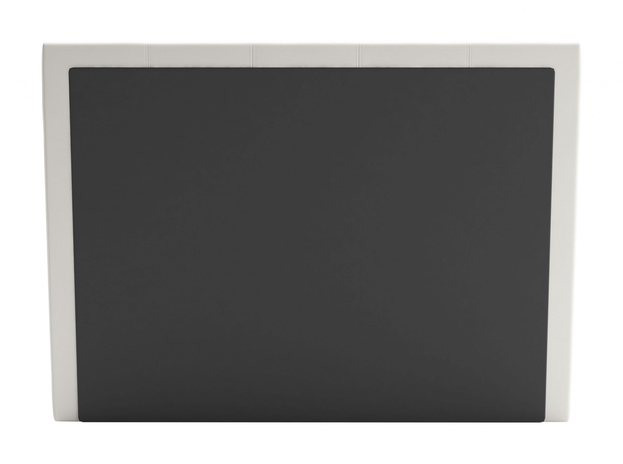 62.2" x 83.9" x 43.5" White, Leatherette, Plywood, MDF, Full Bed