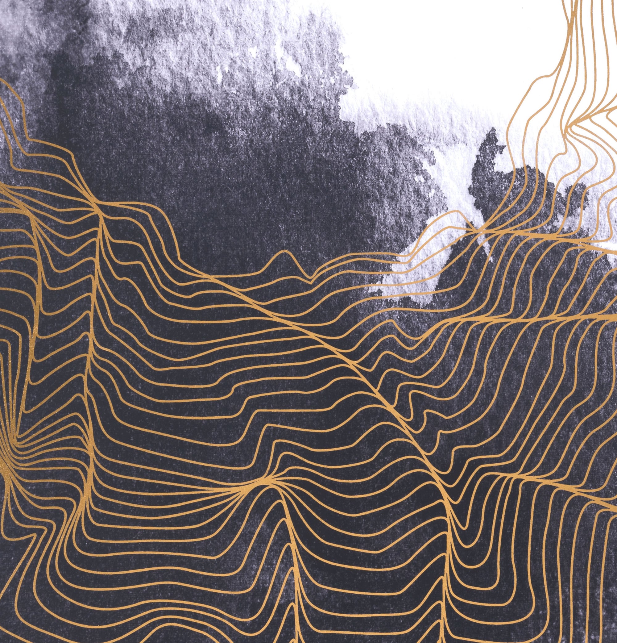 33" x 2" x 49" Multicolor, MDF, Wood, Canvas