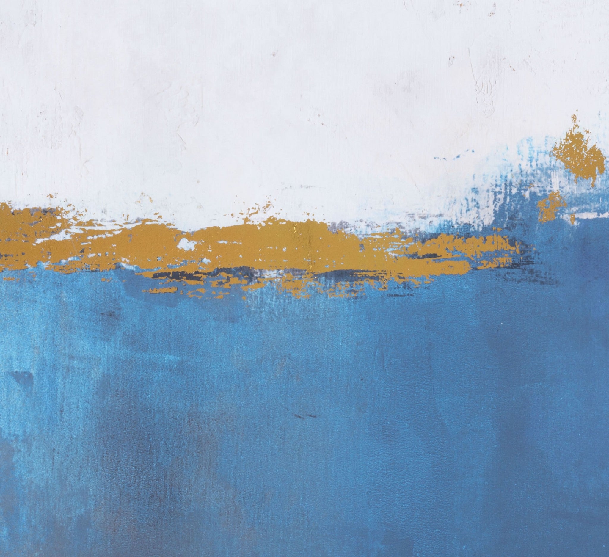 27.2" x 1.7" x 38" Blue, MDF, Wood, Canvas