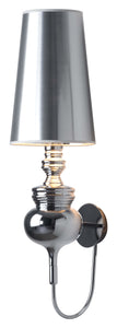 9" x 9" x 29" Chrome, PVC, Carbon Steel, Wall Lamp