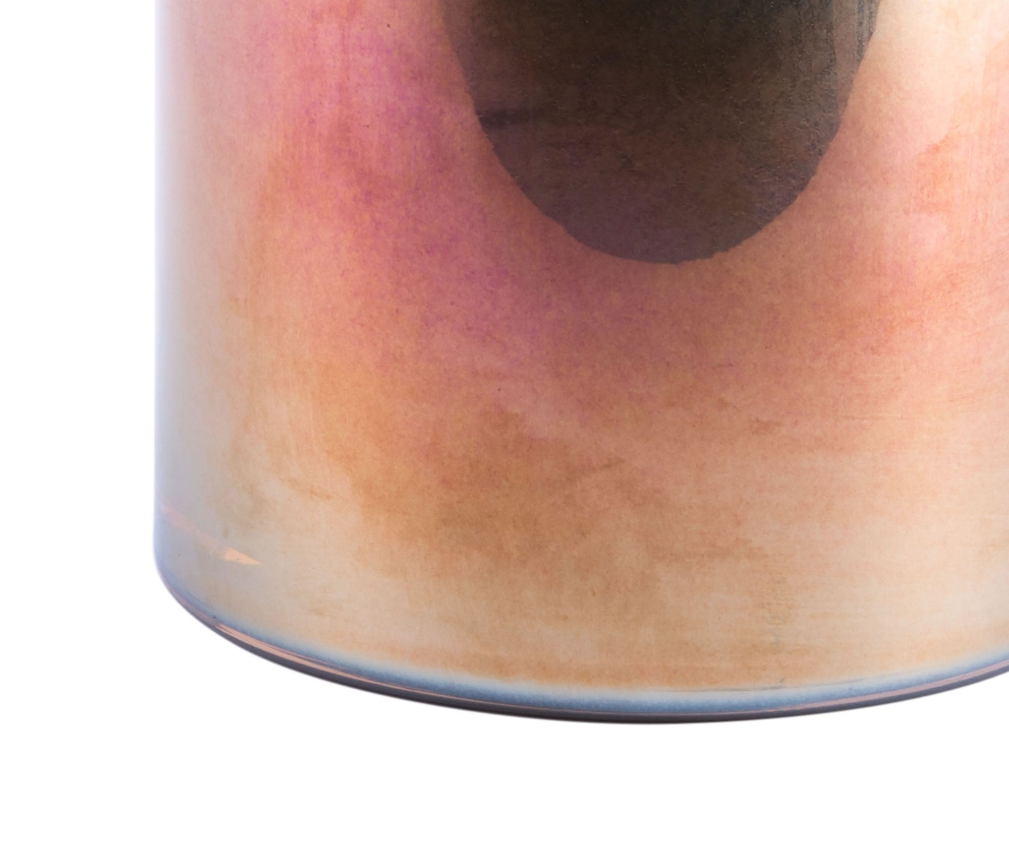 5.5" x 5.5" x 11.8" Blue, Glass, Small Vase