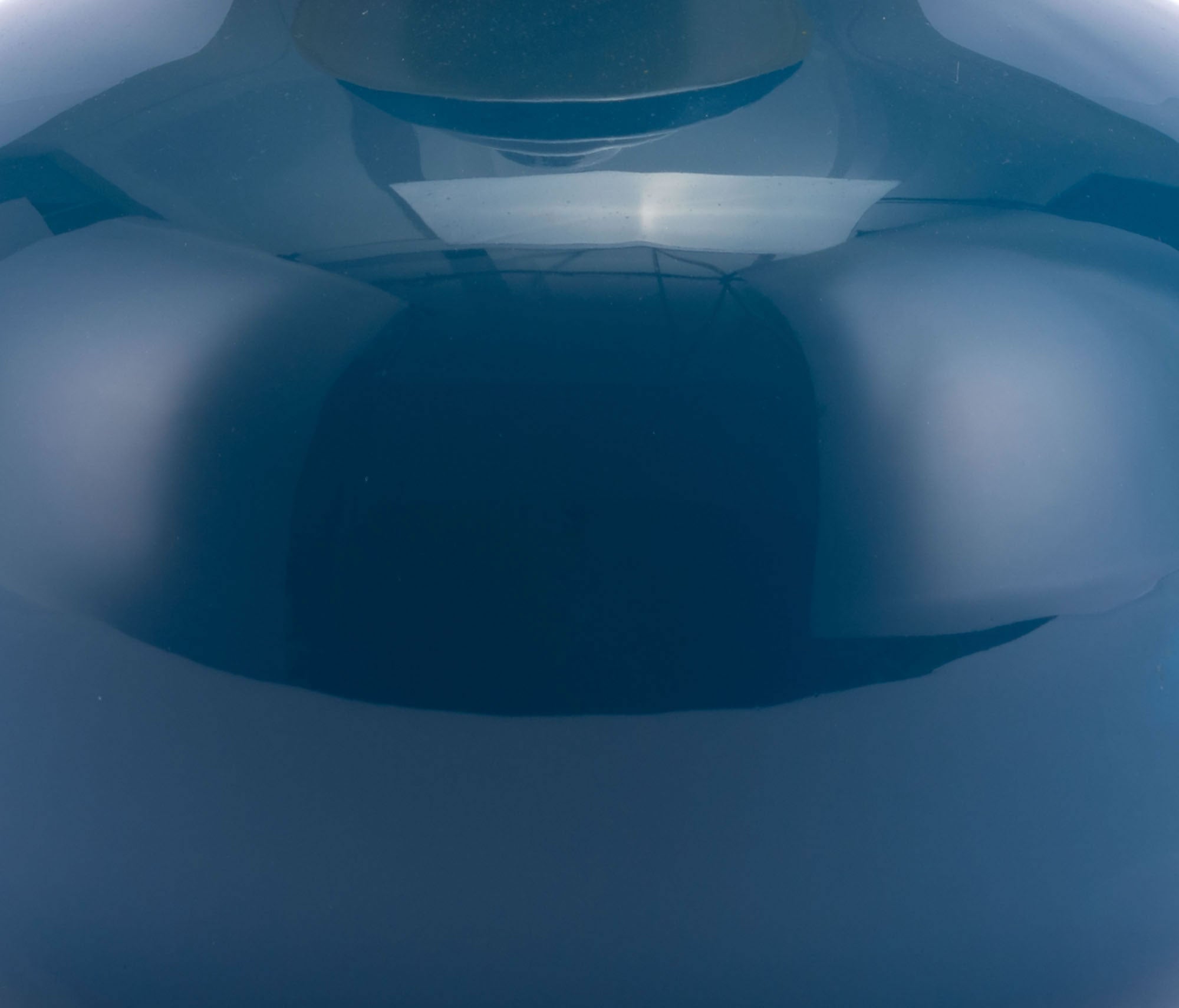 11" x 11" x 15" Teal, Dolomite, Large Vase