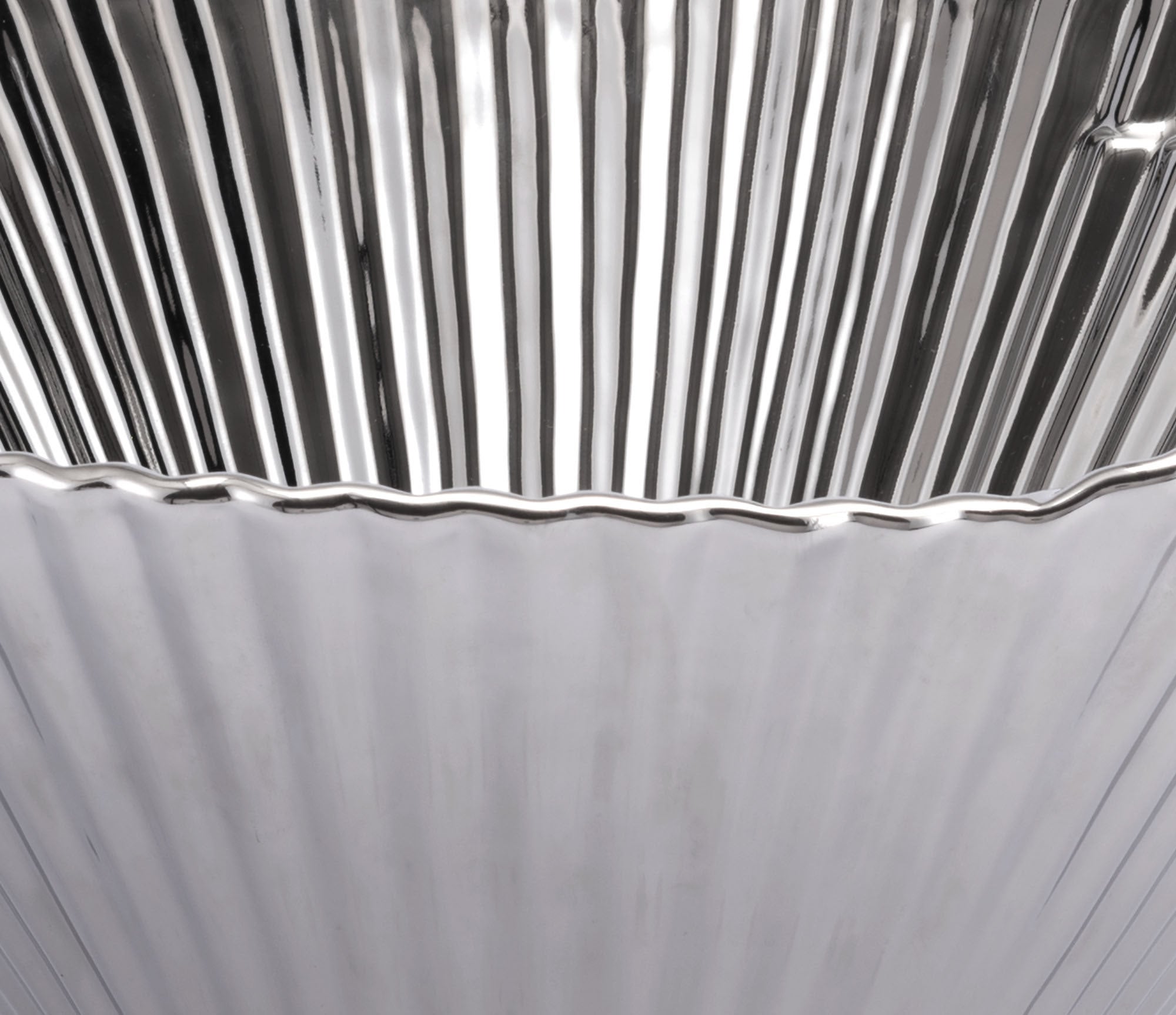 13.2" x 13.2" x 5.9" Silver, Stoneware, Bowl