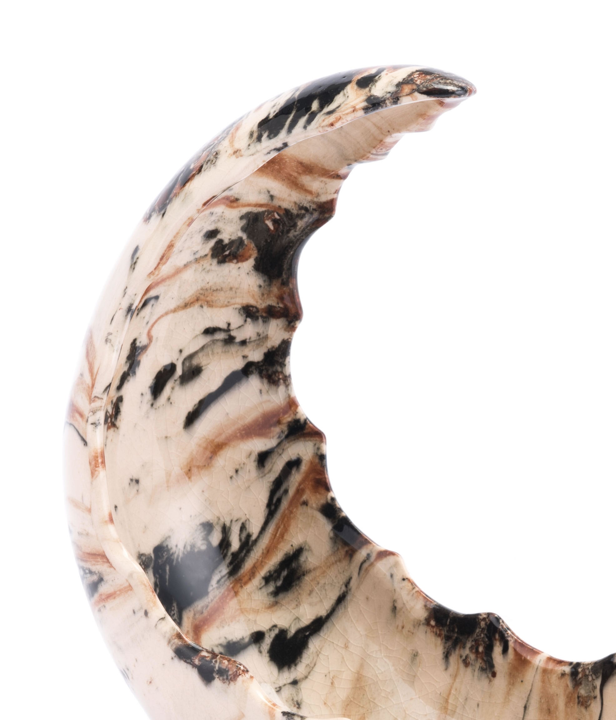 12.2" x 4.3" x 9.4" Off White, Ceramic, Figurine