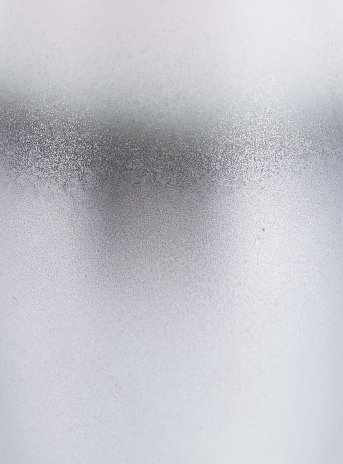 5.1" x 5.1" x 9.6" Silver & White, Ceramic, Small Vase