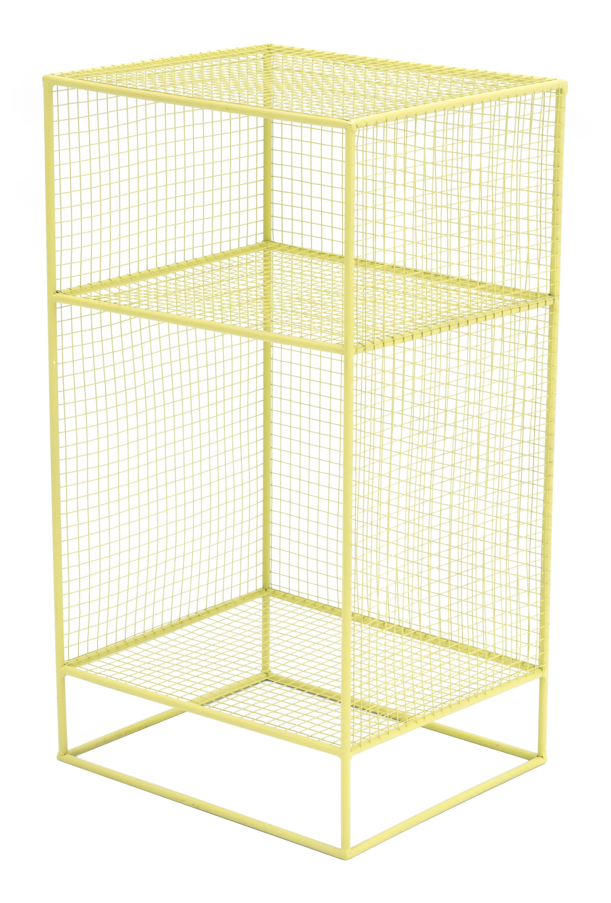 13.8" x 11.8" x 25.2" Green, Steel, Shelf