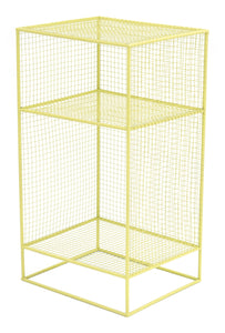 13.8" x 11.8" x 25.2" Green, Steel, Shelf