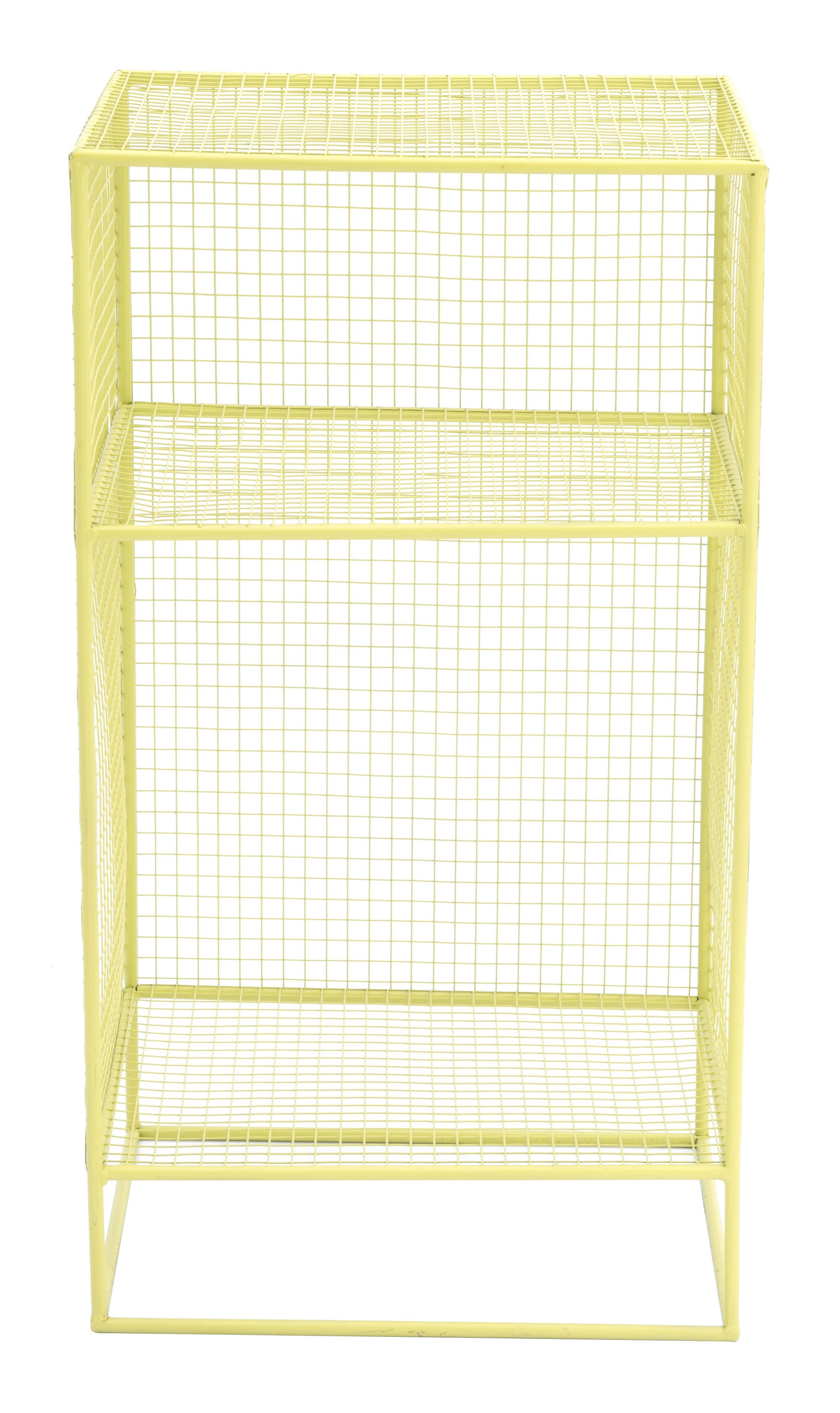 13.8" x 11.8" x 25.2" Green, Steel, Shelf