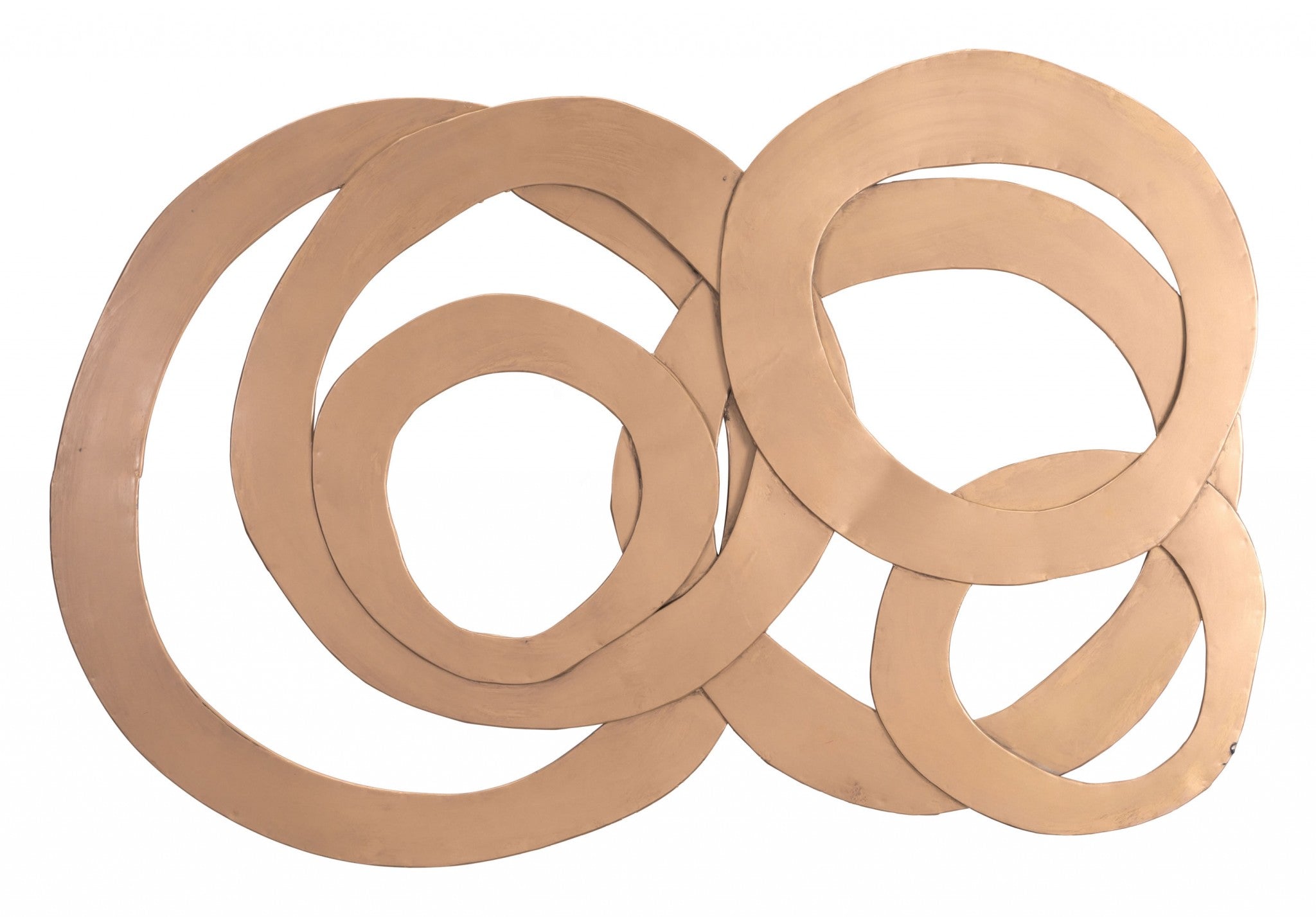 29.9" x 0.8" x 44.9" Gold, Steel, Double Wall Decor