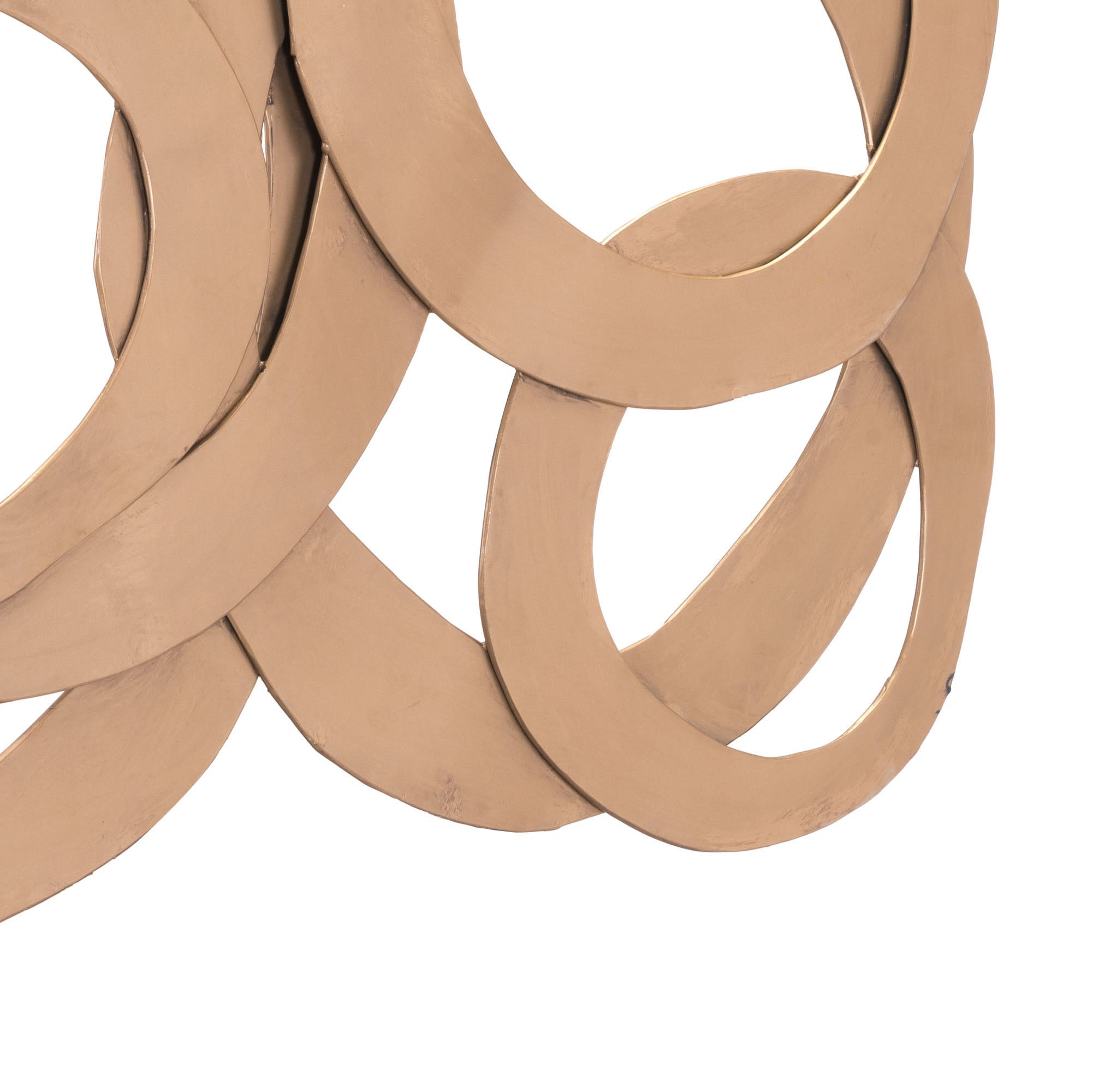 29.9" x 0.8" x 44.9" Gold, Steel, Double Wall Decor