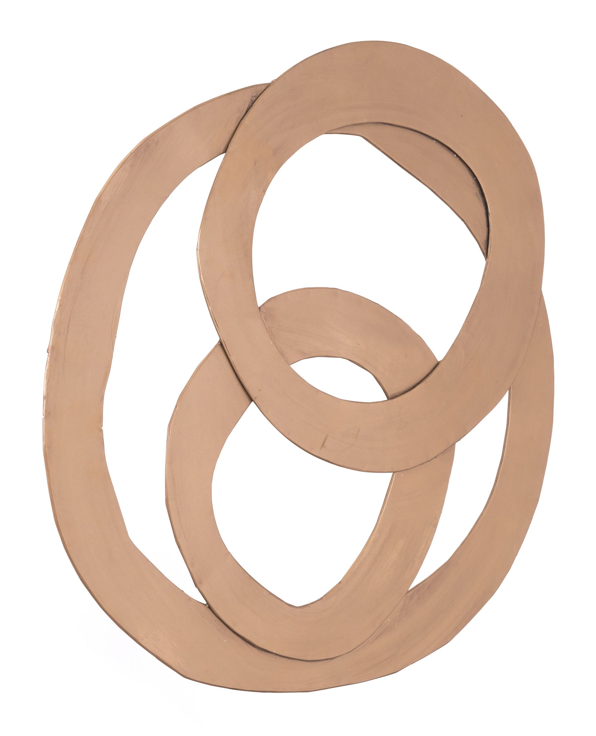 28.3" x 0.6" x 28.7" Gold, Steel, Single Wall Decor