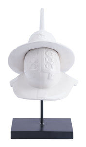 10.6" x 10.6" x 18.5" White, Ceramic, Figurine