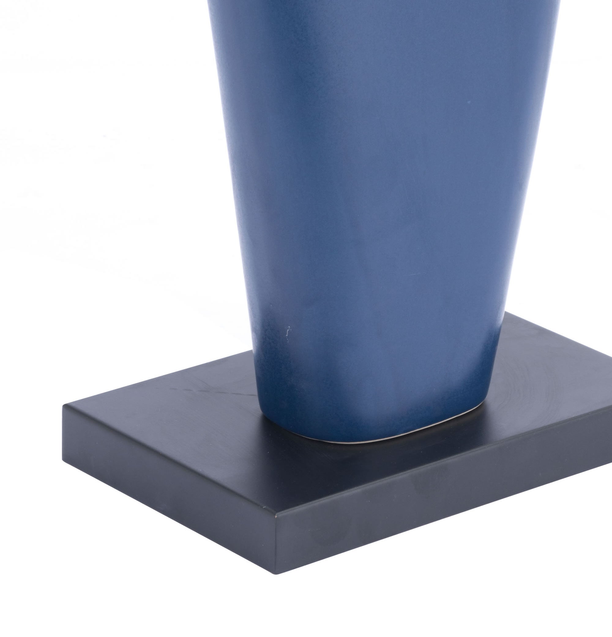 8.7" x 3.9" x 21.5" Matte Blue, Ceramic, Figurine 2