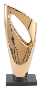 8.7" x 3.9" x 21.5" Gold, Ceramic, Figurine 2