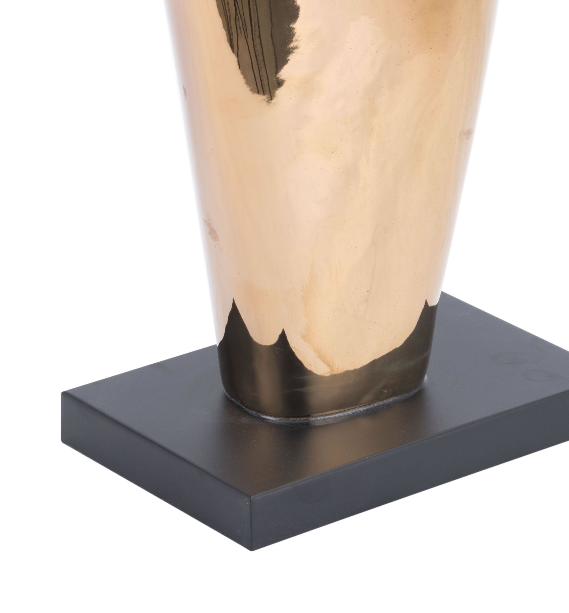 8.7" x 3.9" x 21.5" Gold, Ceramic, Figurine 2