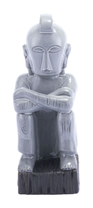 6.1" x 5.3" x 14.2" Gray, Ceramic, Figurine