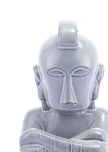6.1" x 5.3" x 14.2" Gray, Ceramic, Figurine