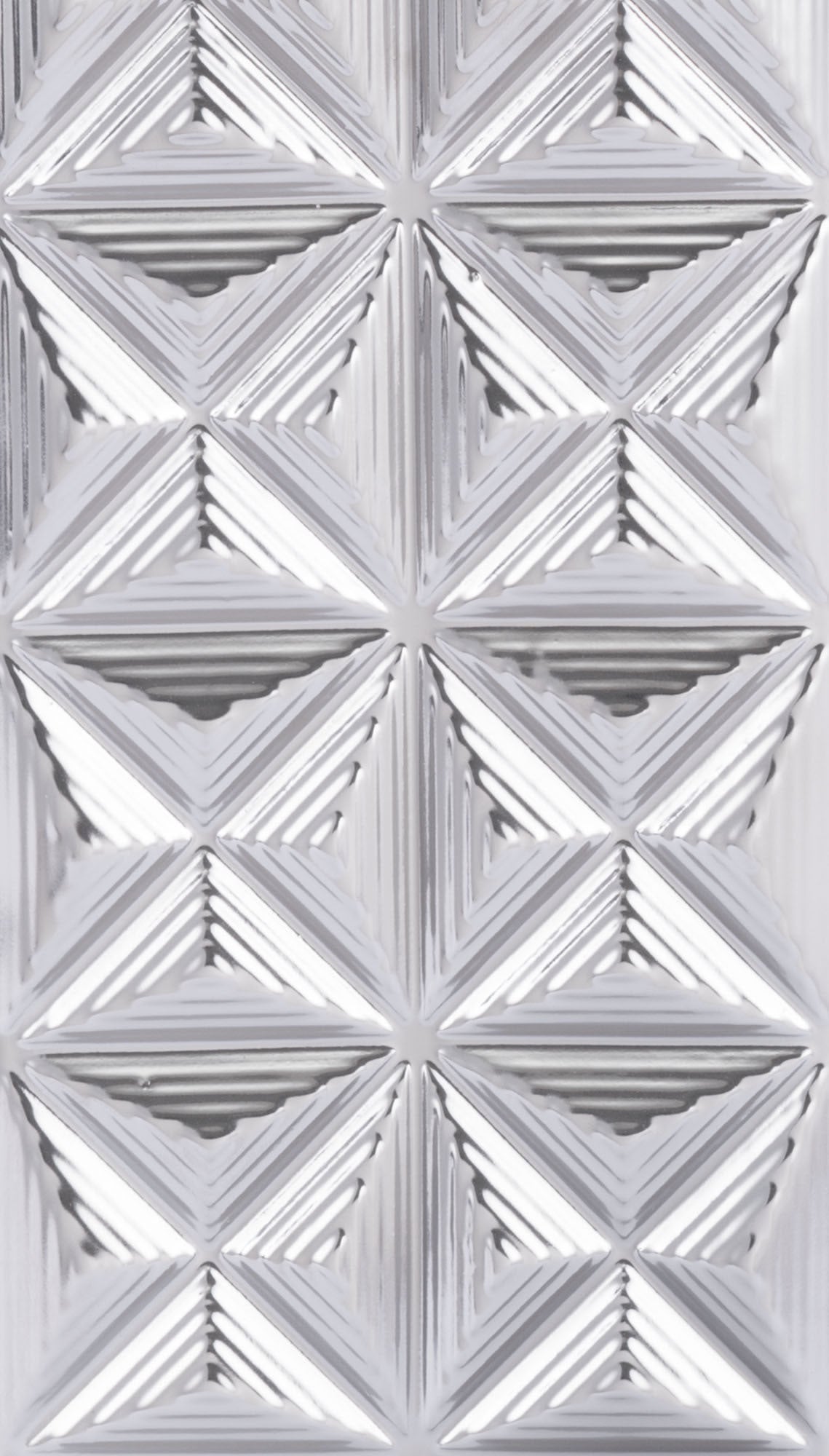 5.5" x 5.5" x 13" Silver, Ceramic, Medium Vase