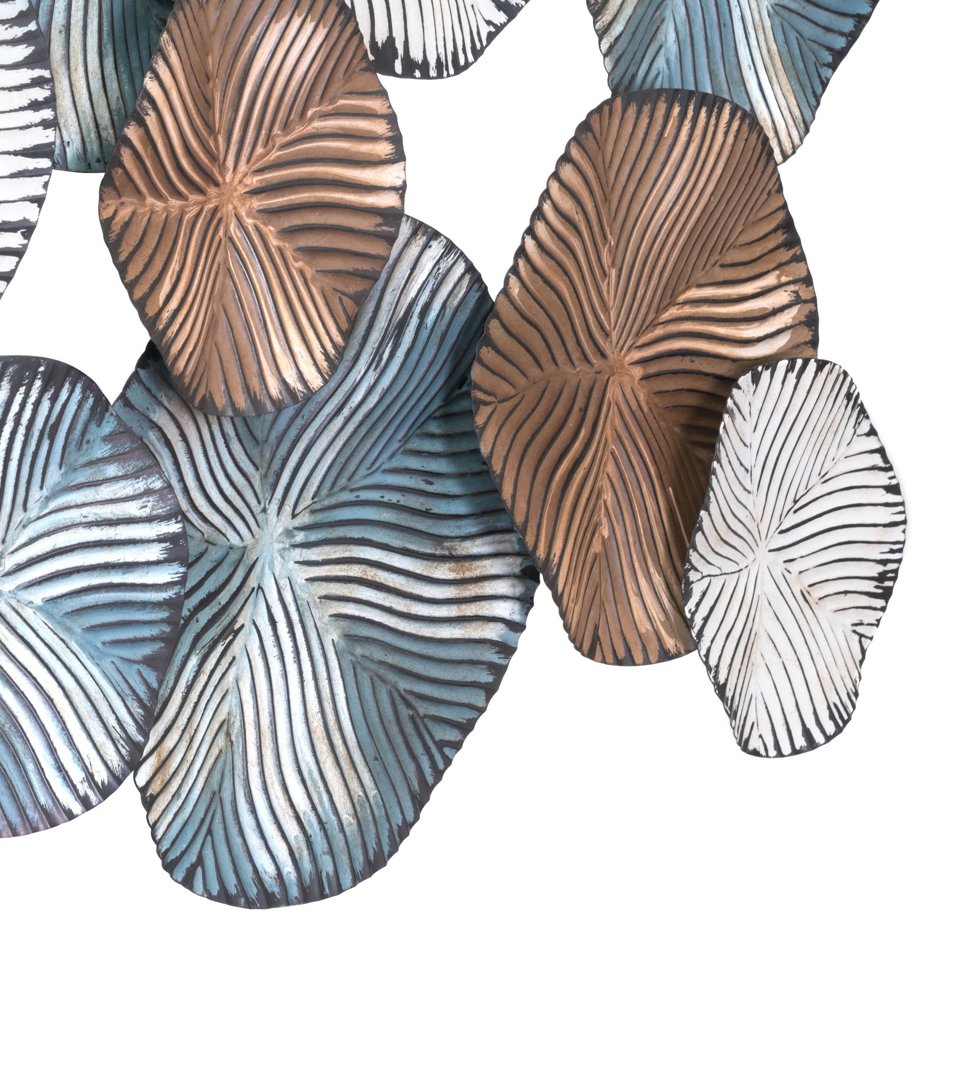 41.3" x 2.8" x 25.6" Multicolor, Steel, Wall Decor