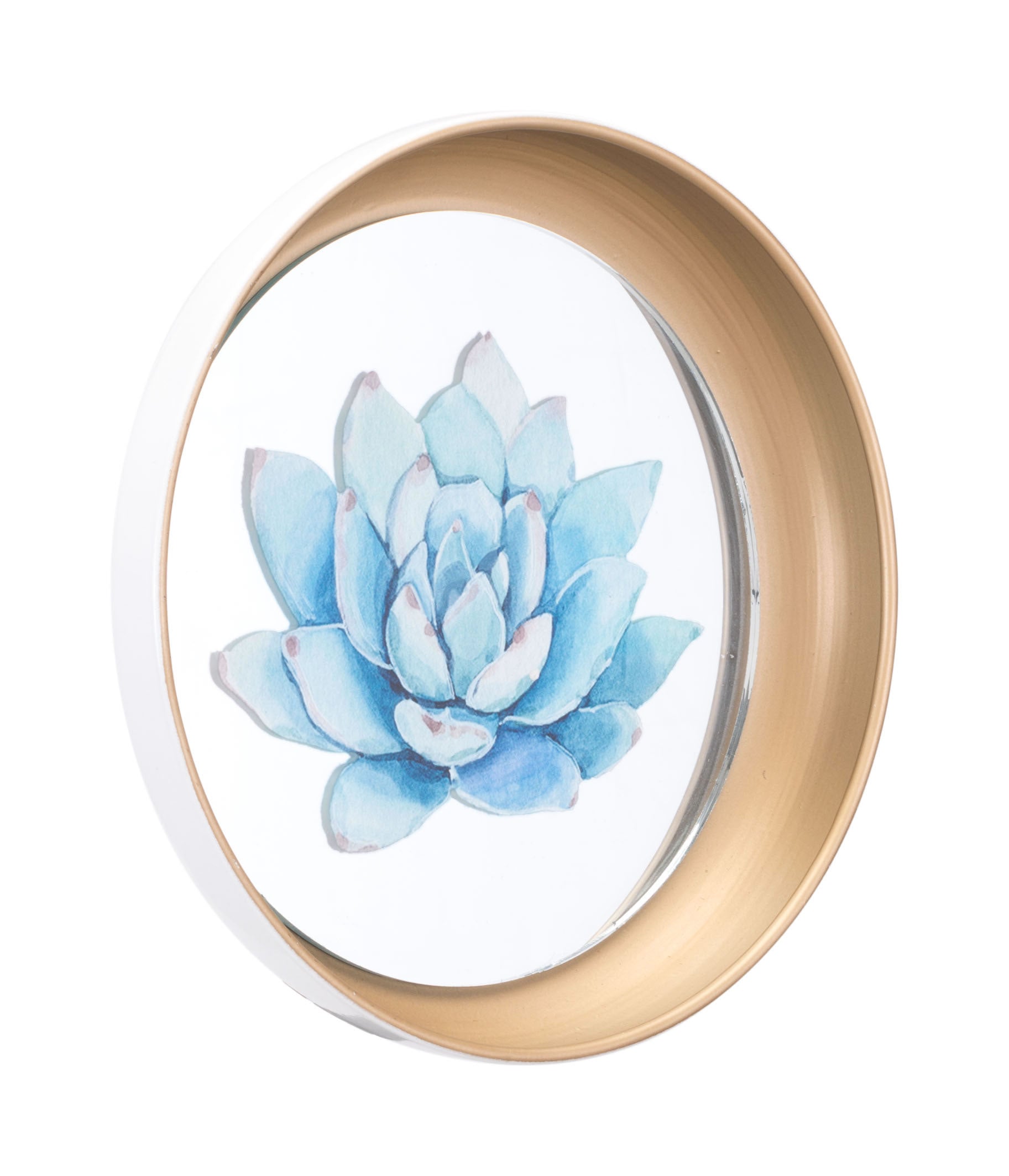 9.8" x 2" x 9.8" Multicolor, Steel & Glass, Plates - Set of 4