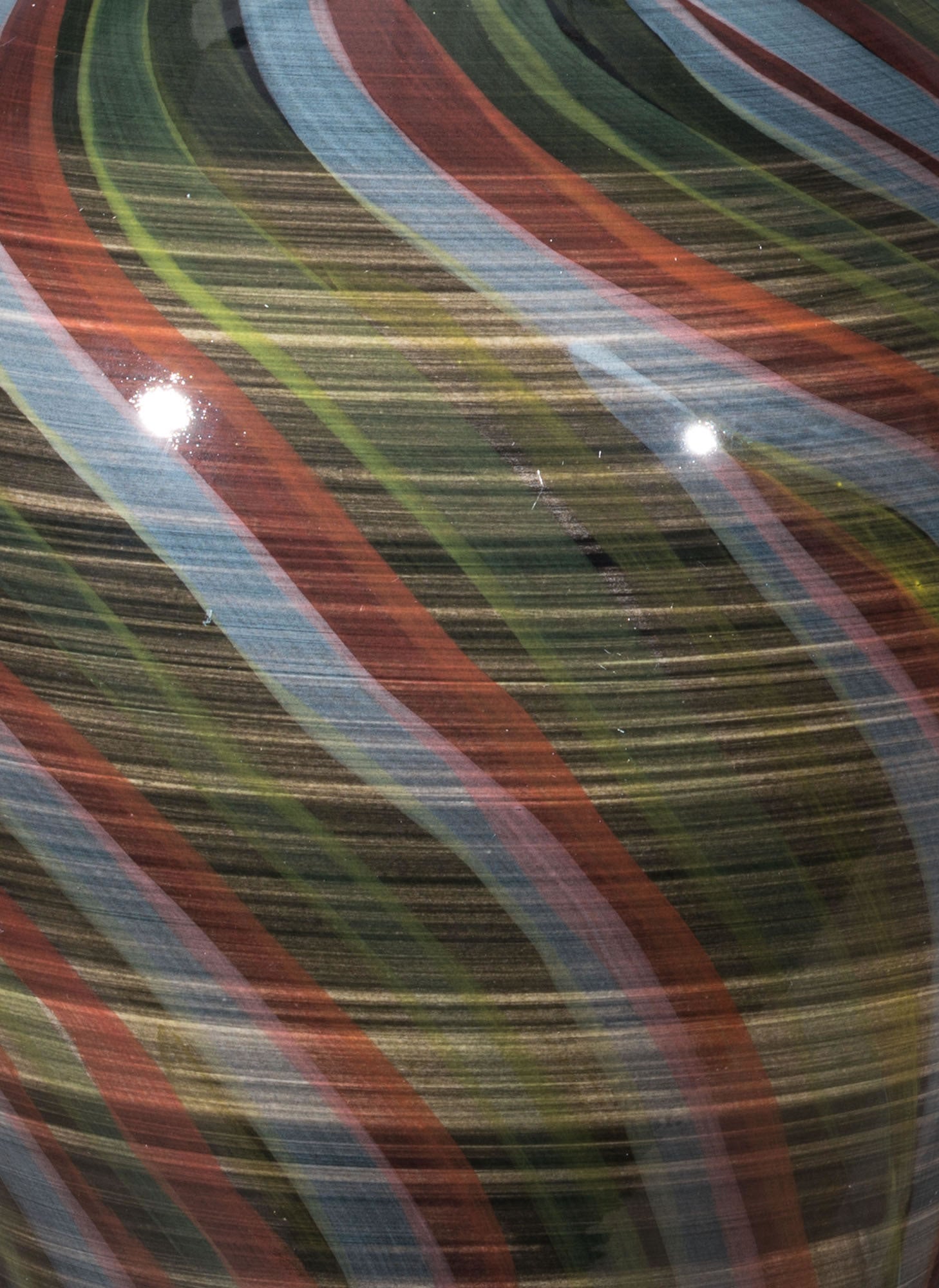 9.8" x 9.8" x 16.9" Multicolor, Ceramic, Bottle