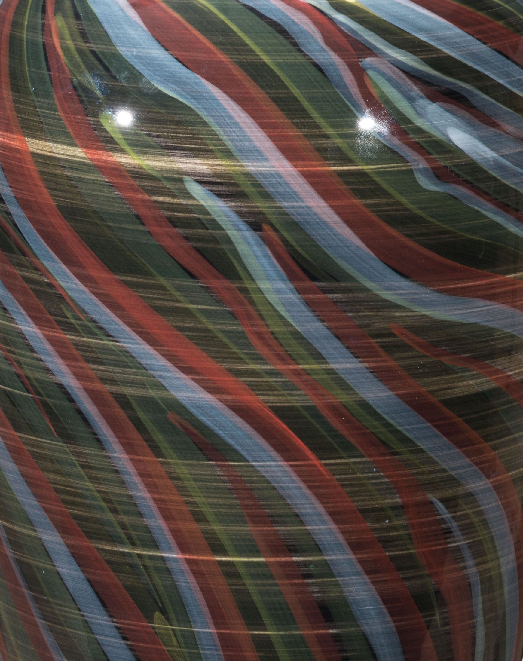 10.2" x 10.2" x 15.4" Multicolor, Ceramic, Large Vase