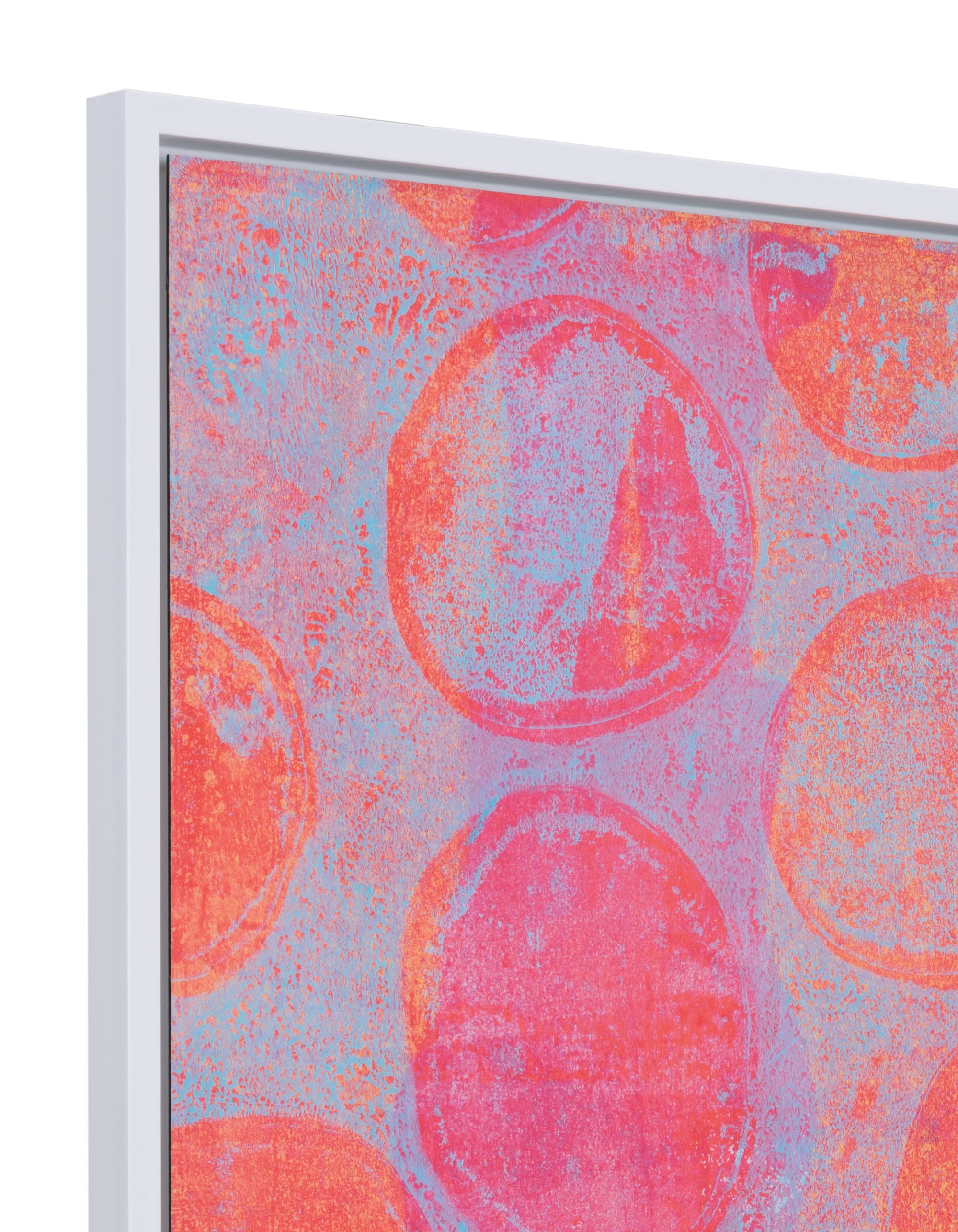 28" x 1.6" x 38.8" Pink, MDF, Wood, Blossom Canvas