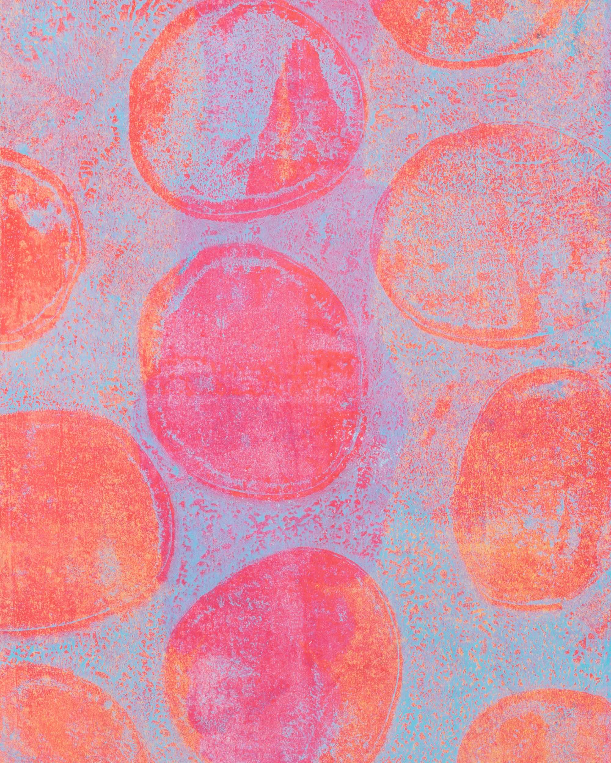 28" x 1.6" x 38.8" Pink, MDF, Wood, Blossom Canvas