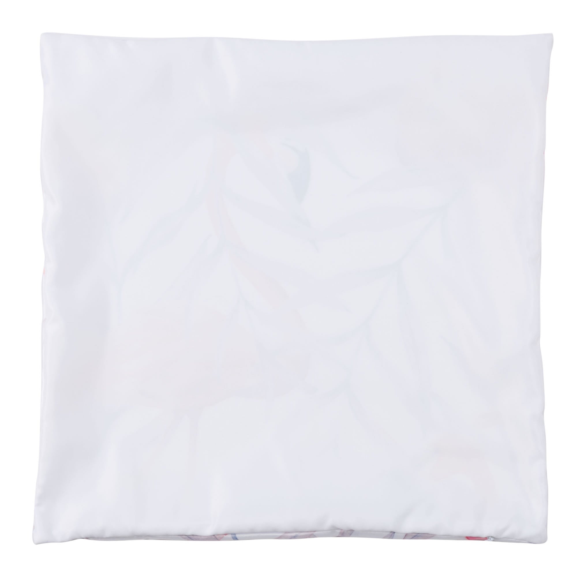 17.7" x 17.7" x 5.1" Multicolor, Satin, Foam, Flamingo Pillow