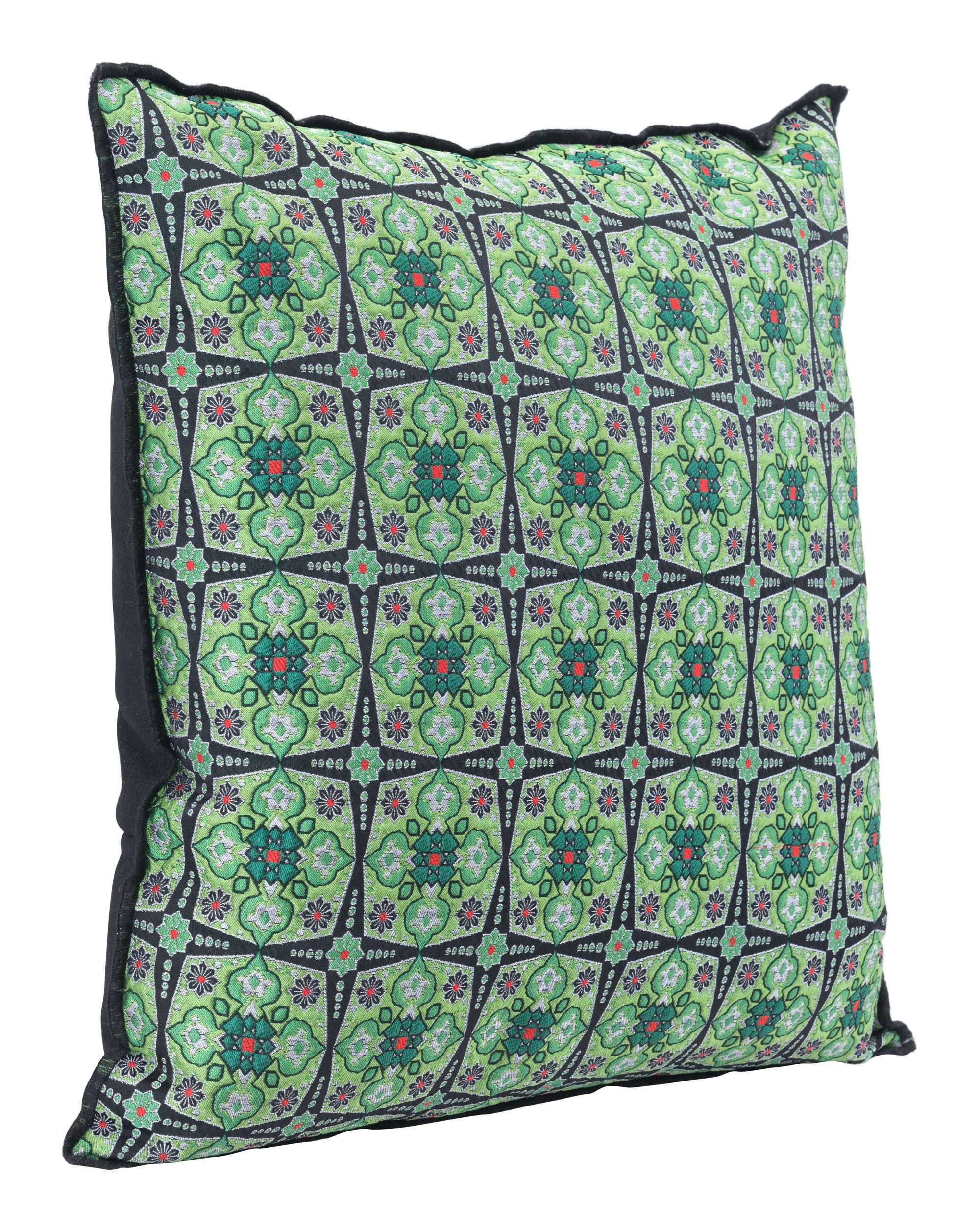 16.9" x 16.9" x 5.1" Green, Foam, Pillow