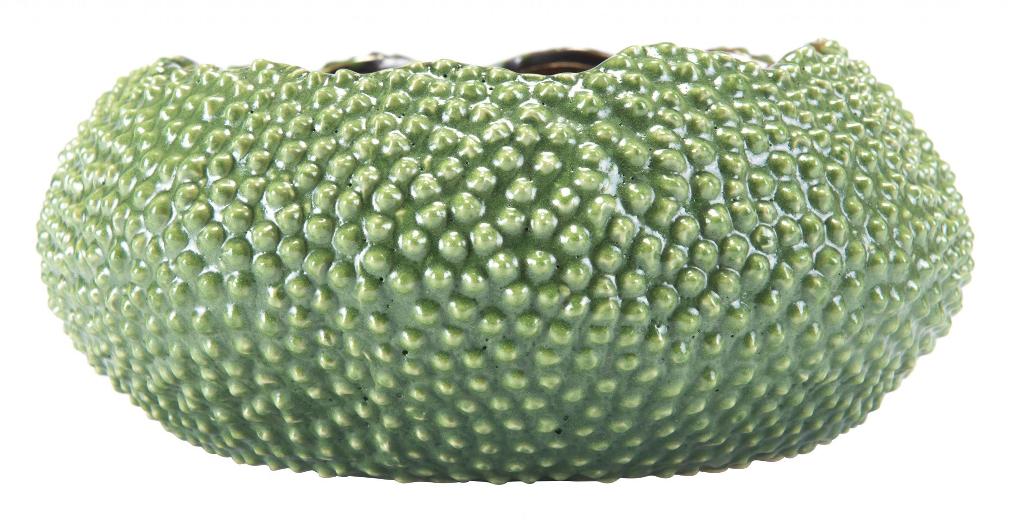 8.5" x 8.5" x 3.9" Green, Ceramic, Bowl