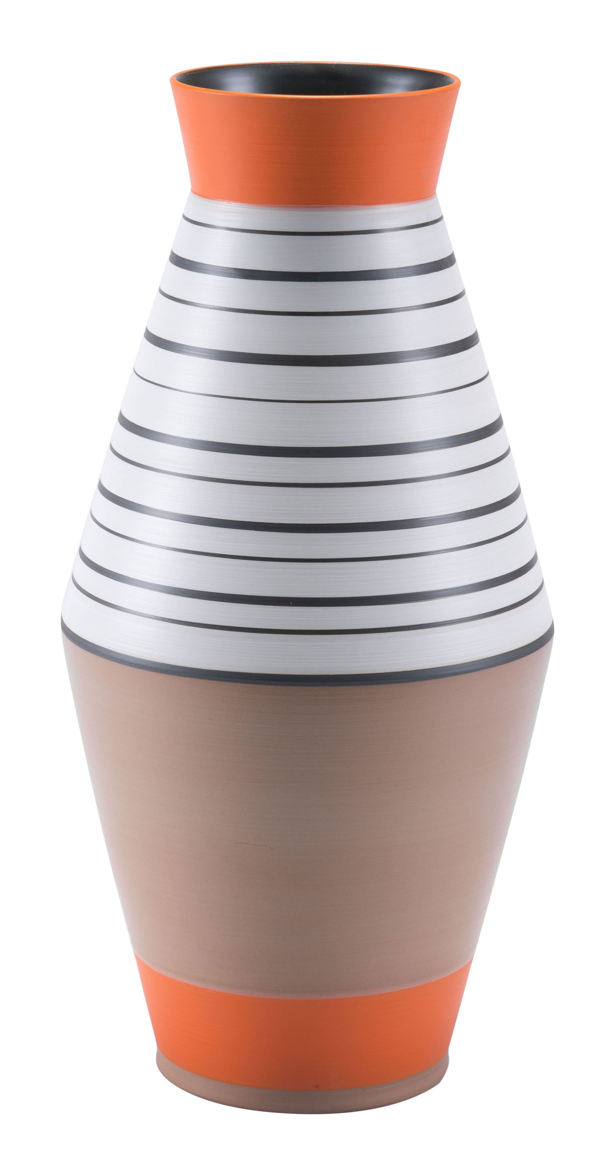 8.1" x 8.1" x 16.7" Multicolor, Ceramic, Large Vase