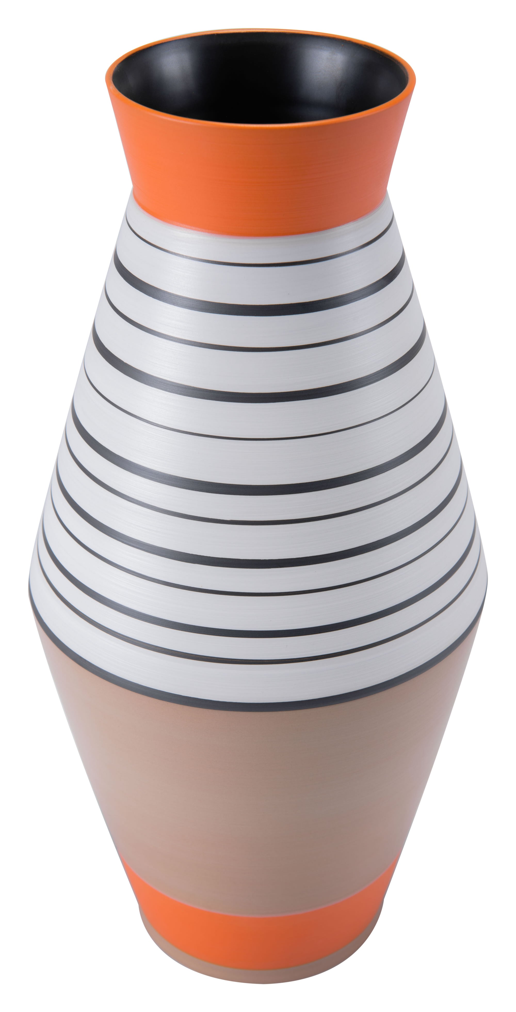 8.1" x 8.1" x 16.7" Multicolor, Ceramic, Large Vase