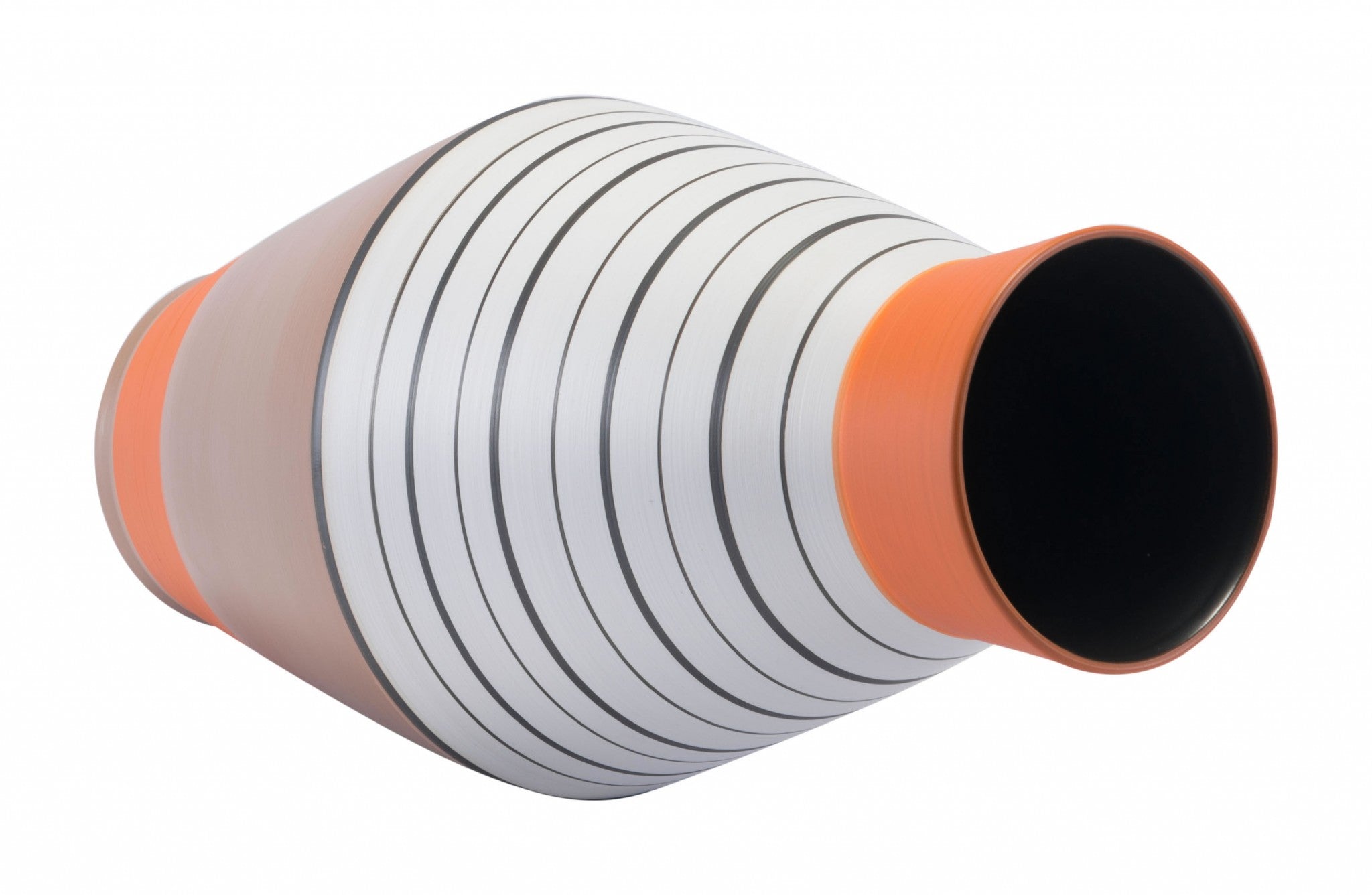 7.5" x 7.5" x 14.6" Multicolor, Ceramic, Medium Vase