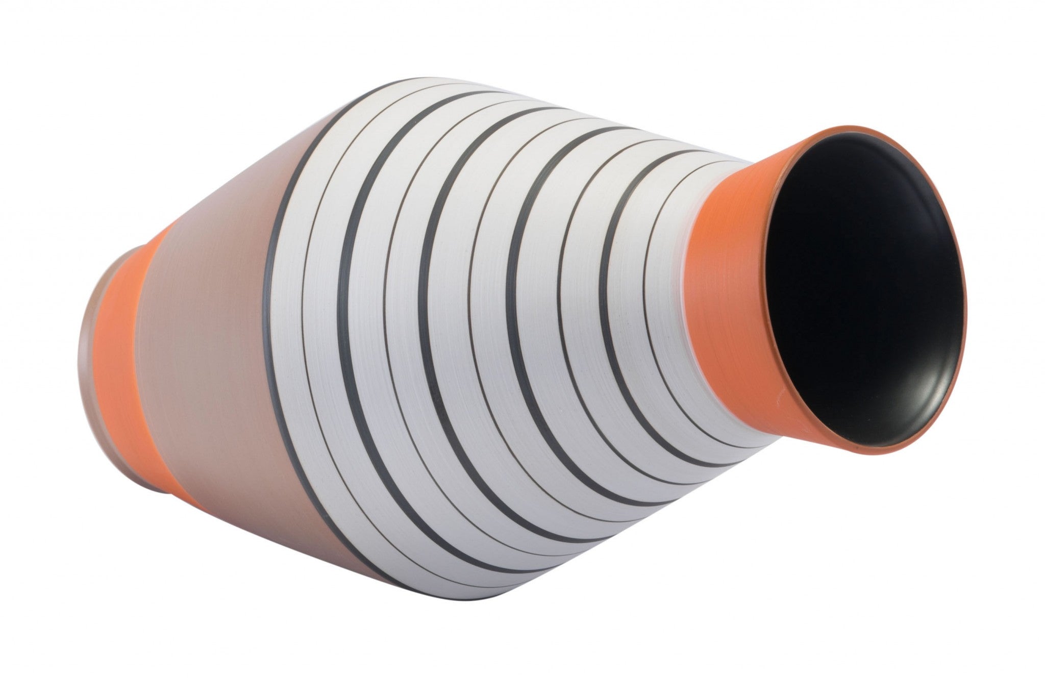 6.7" x 6.7" x 12.8" Multicolor, Ceramic, Small Vase