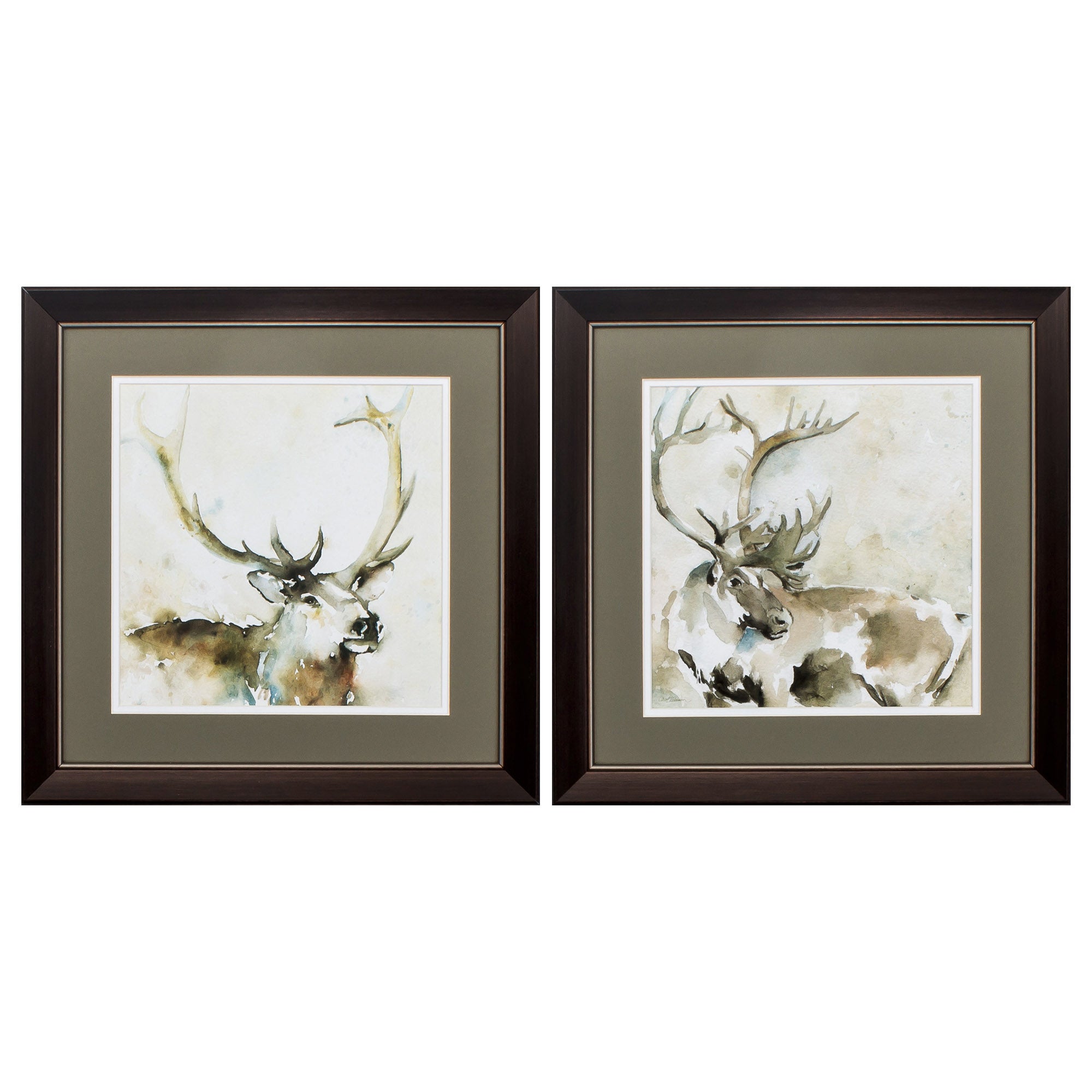19" X 19" Metallic Bronze Frame Emerging Standing (Set of 2)