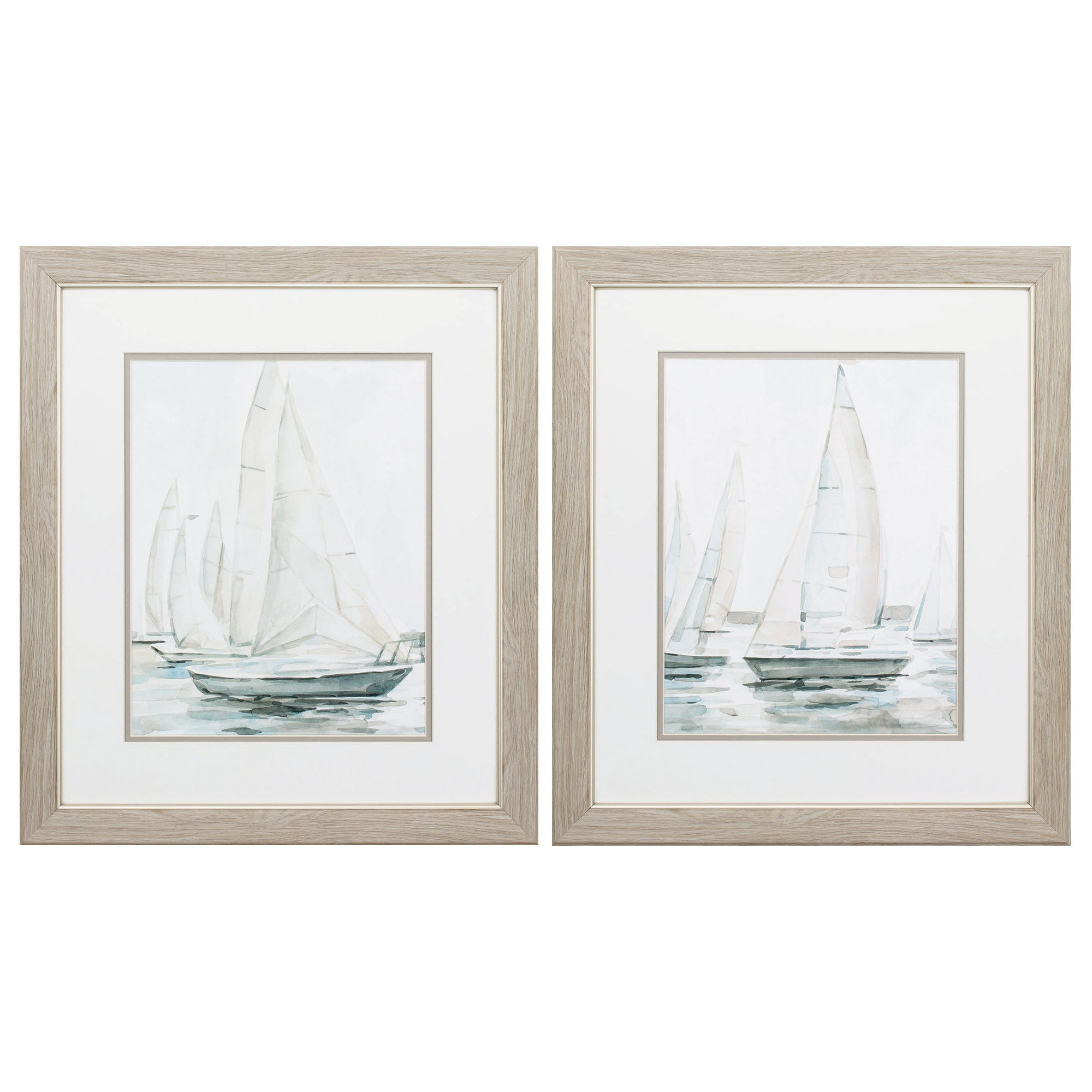 19" X 22" White Frame Soft Sail (Set of 2)