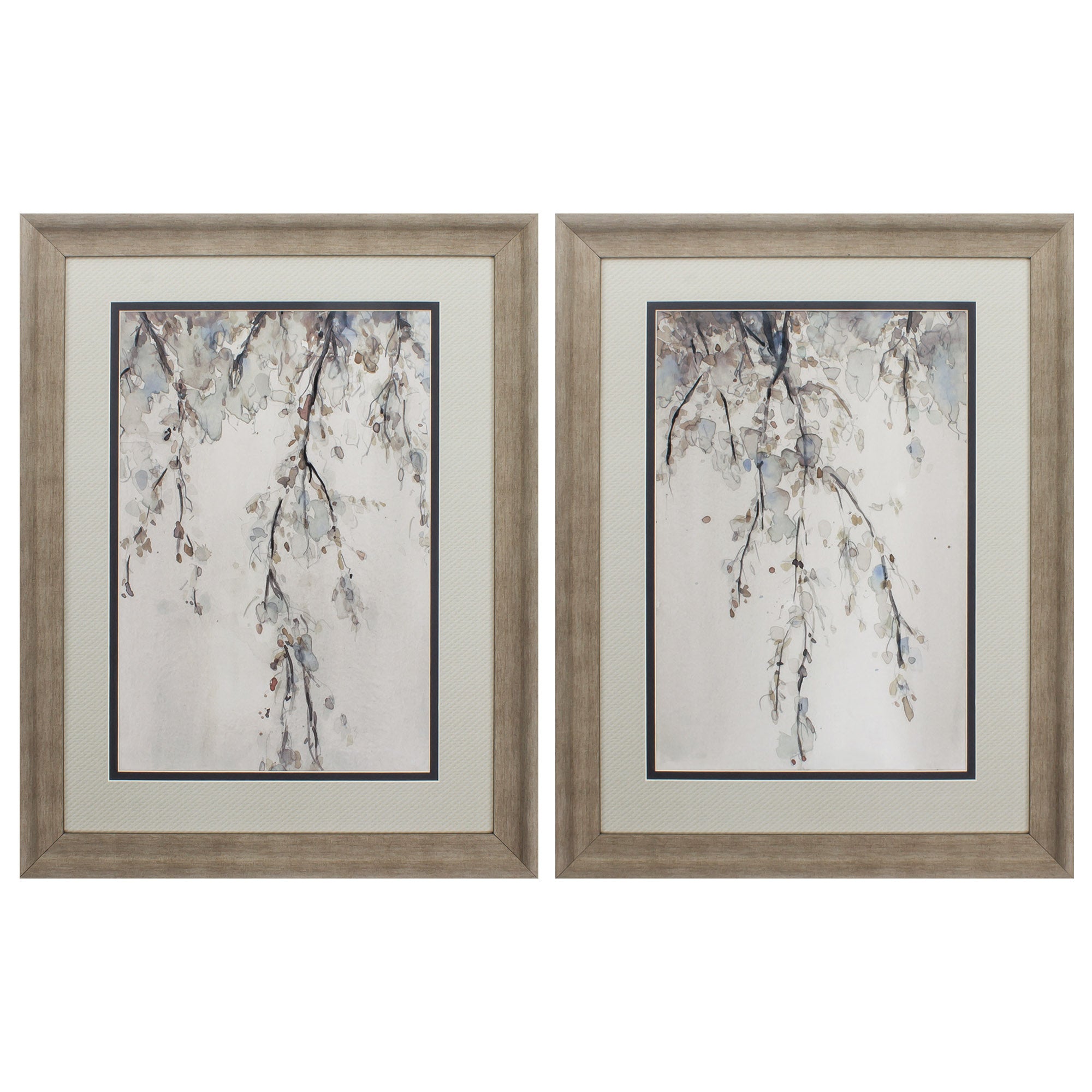 26" X 34" Champagne Color Frame  Casual Shade (Set of 2)