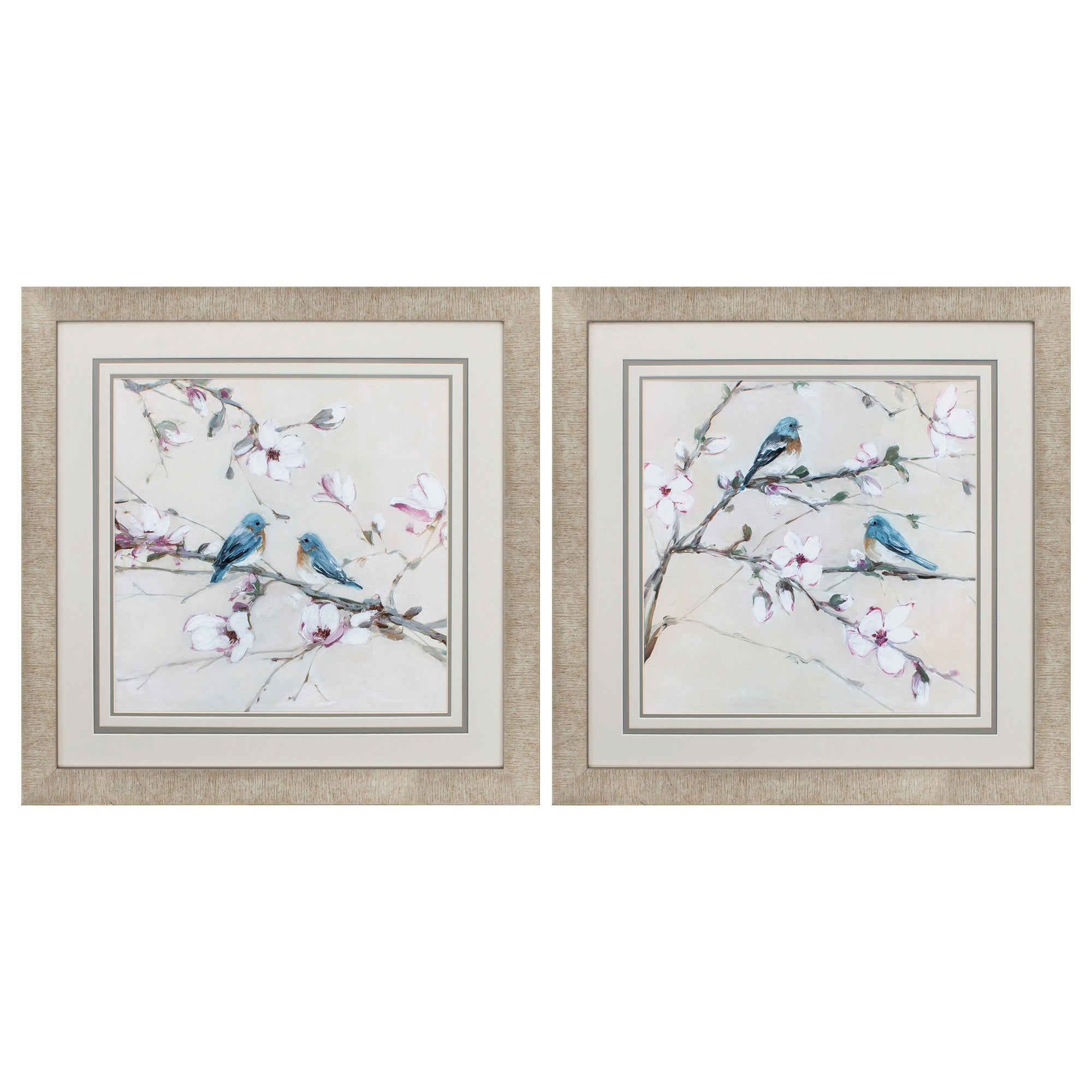 28" X 28" Champagne Gold Color Frame  Sweet Sounds Summer (Set of 2)