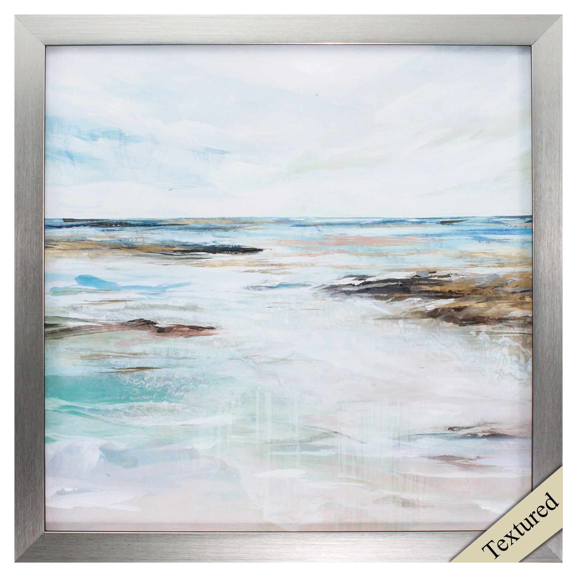 29" X 29" Silver Frame Midnight Clear I