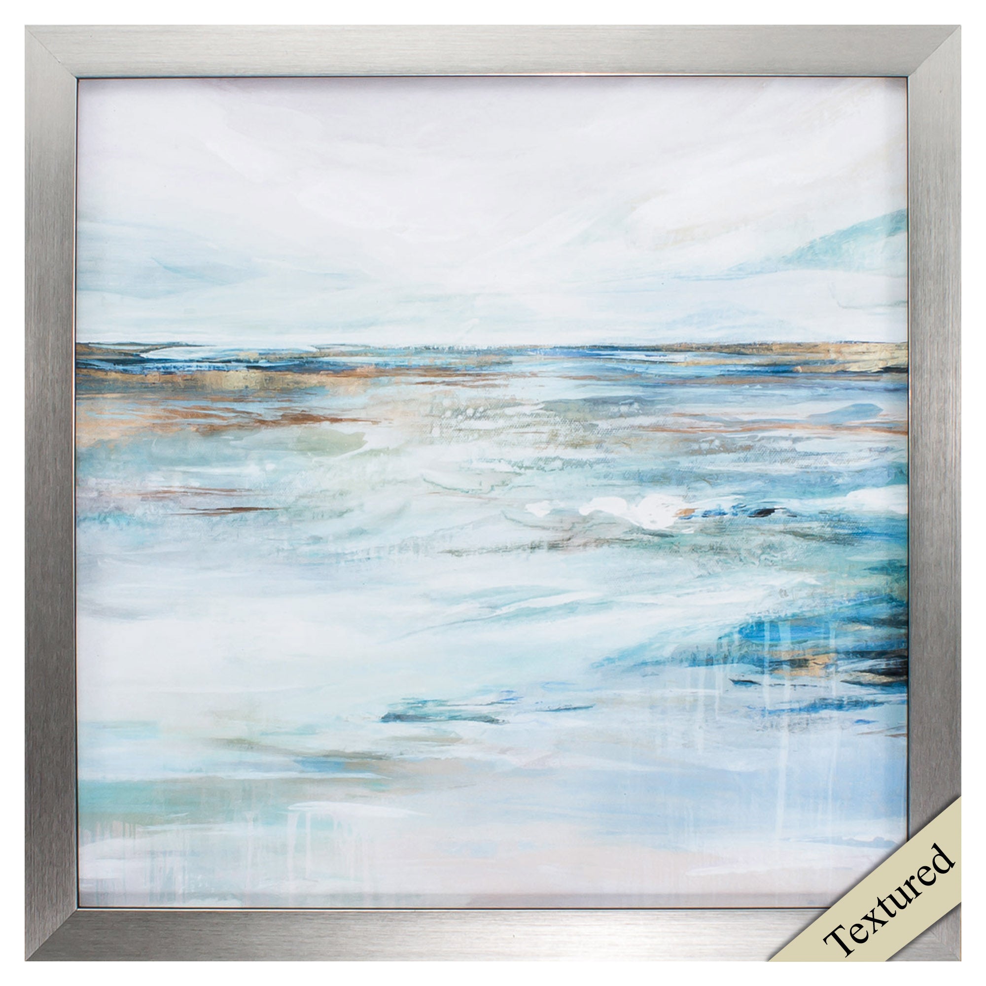 29" X 29" Silver Frame Midnight Clear II